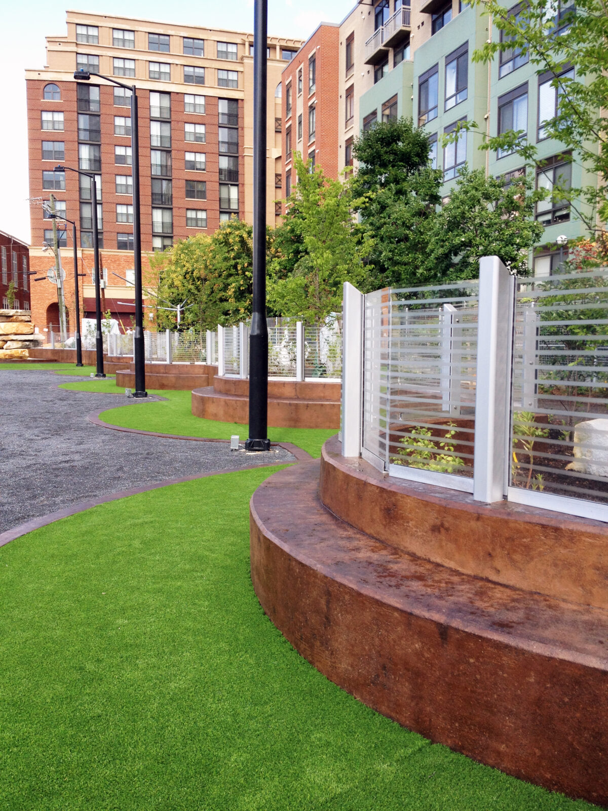 James Hunter Dog Park Arlington, VA • Durisol Noise Barriers