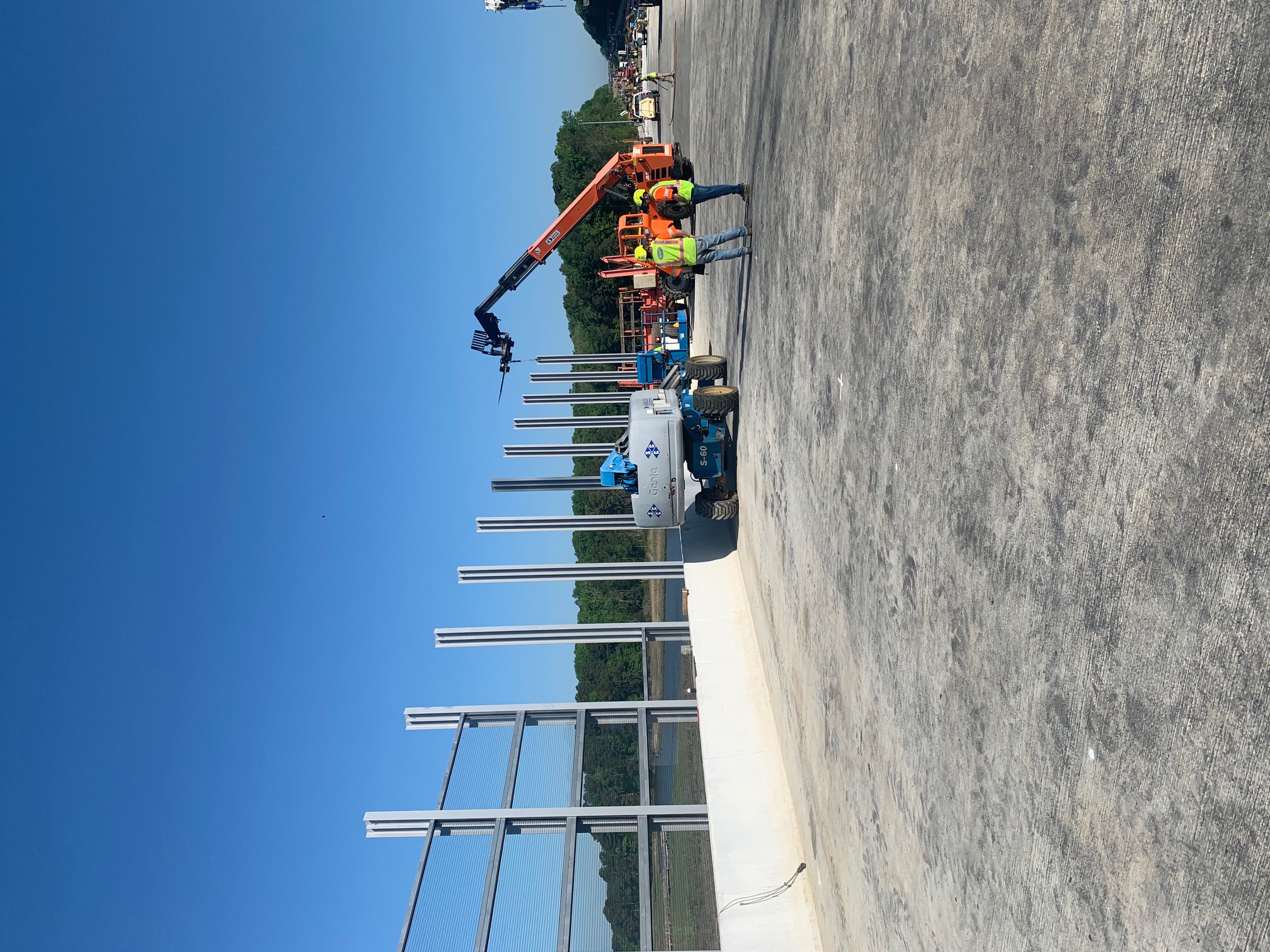 Transparent Ready-Fit Panels on Queen's Creek bridge in York County, VA.