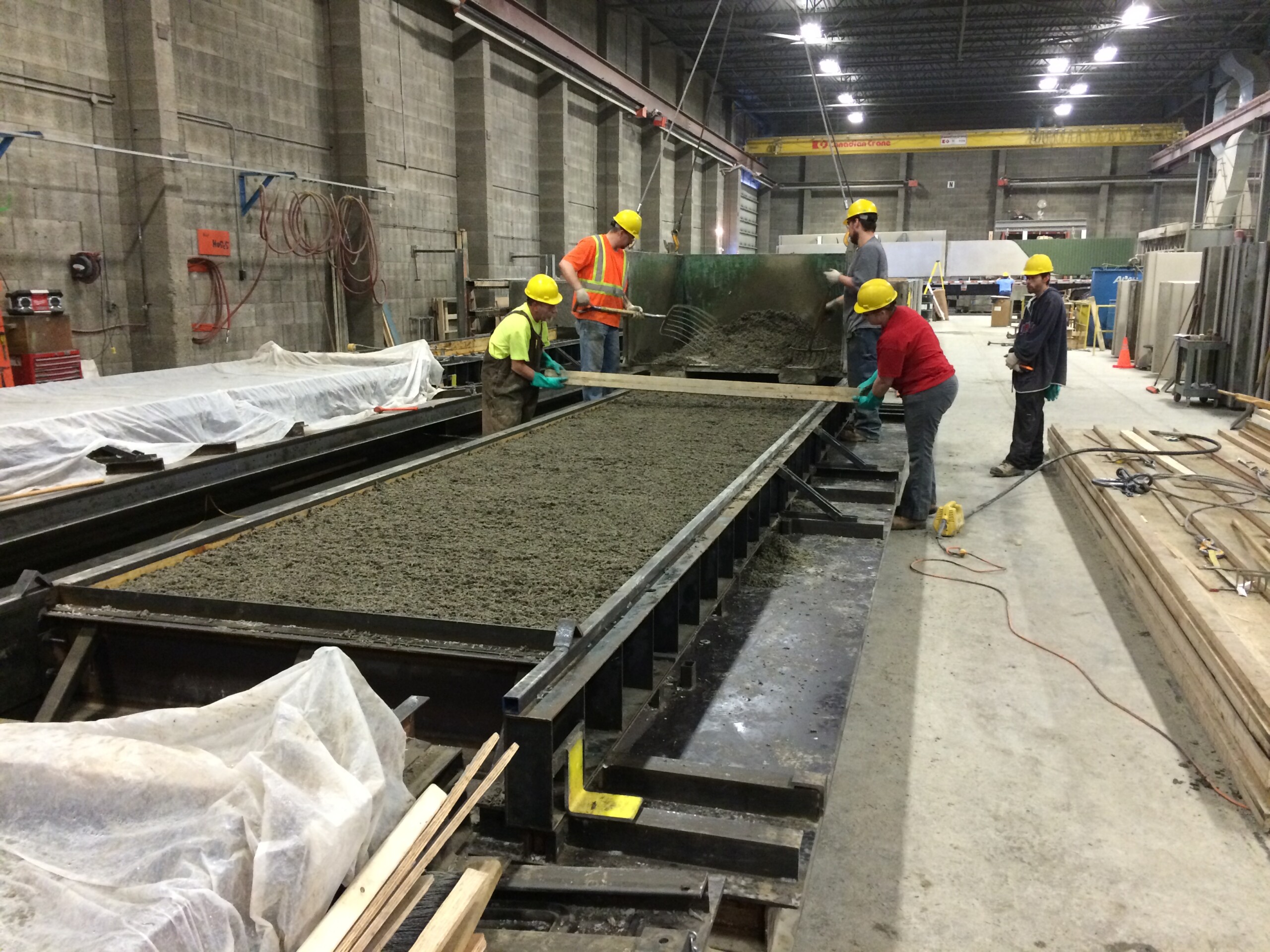 Durisol team members at our precast manufacturing plant in Mitchell, ON. Durisol team members at our precast manufacturing plant in Mitchell, ON.