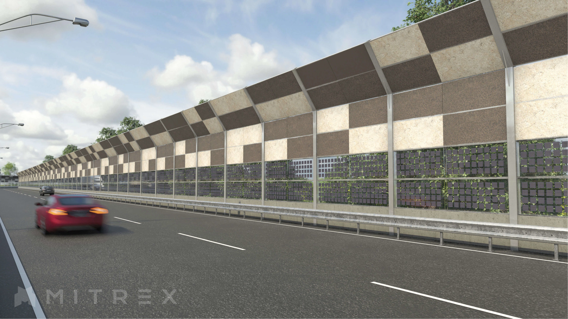 Mitrex Integrated Solar Technology Sustainable roads of the fu 3